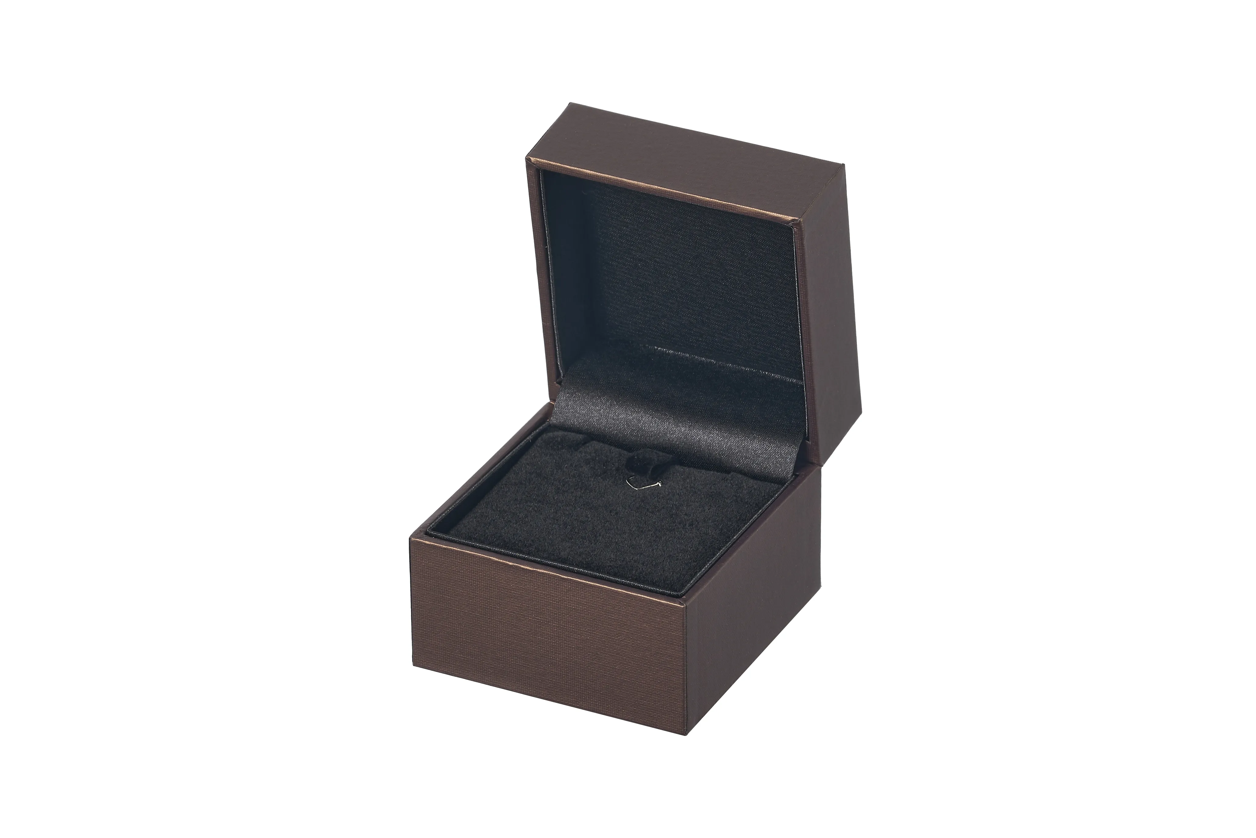 幻彩唯一戒耳墜三用盒 咖啡(內黑)