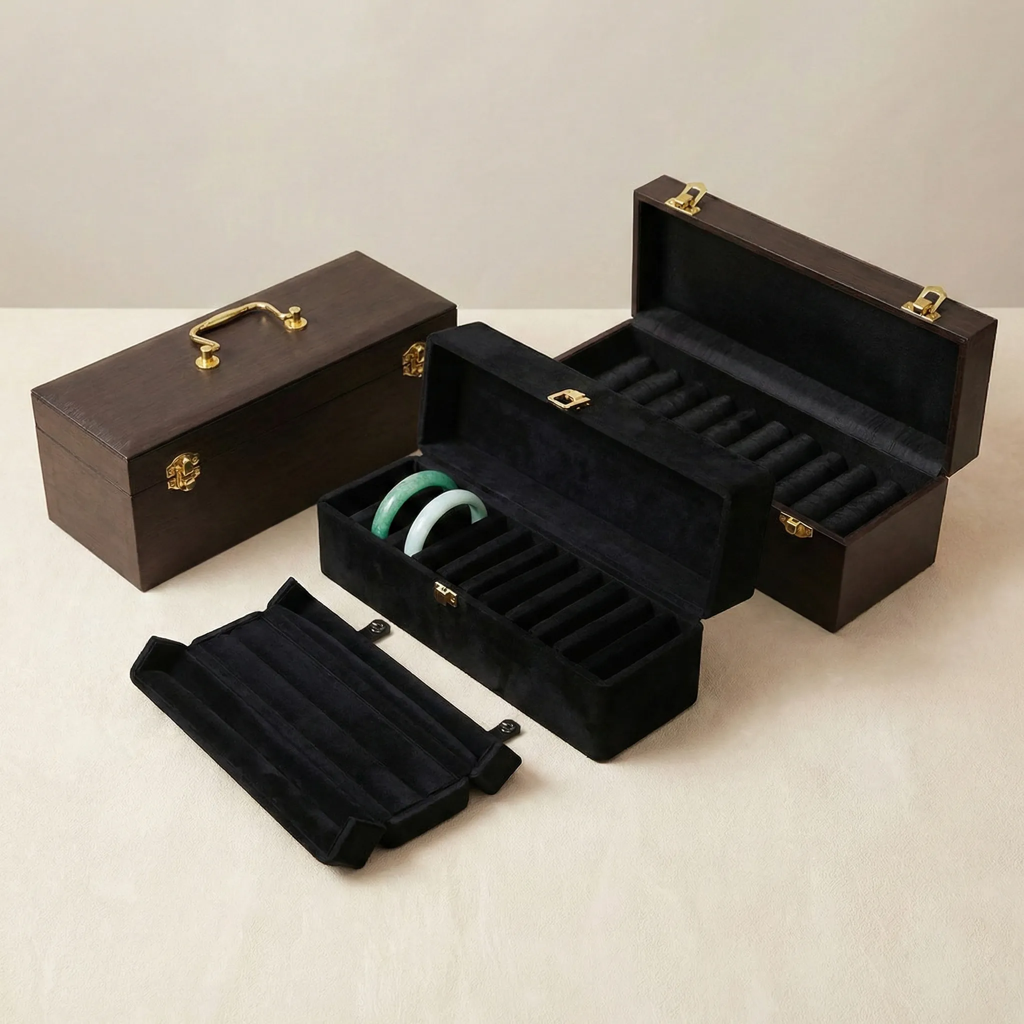 日式雙開戒條盒-單排戒