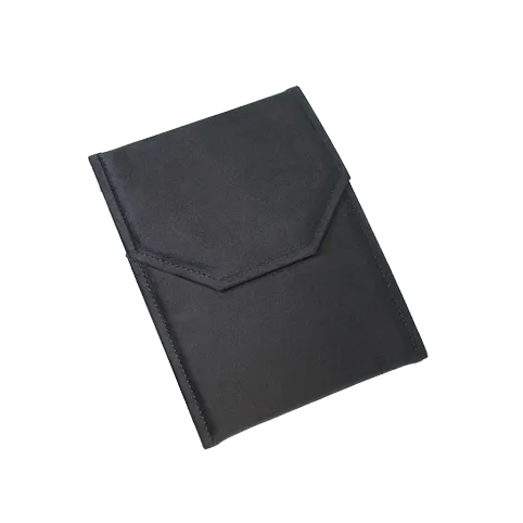 天鵝絨項鍊布包(中) 黑