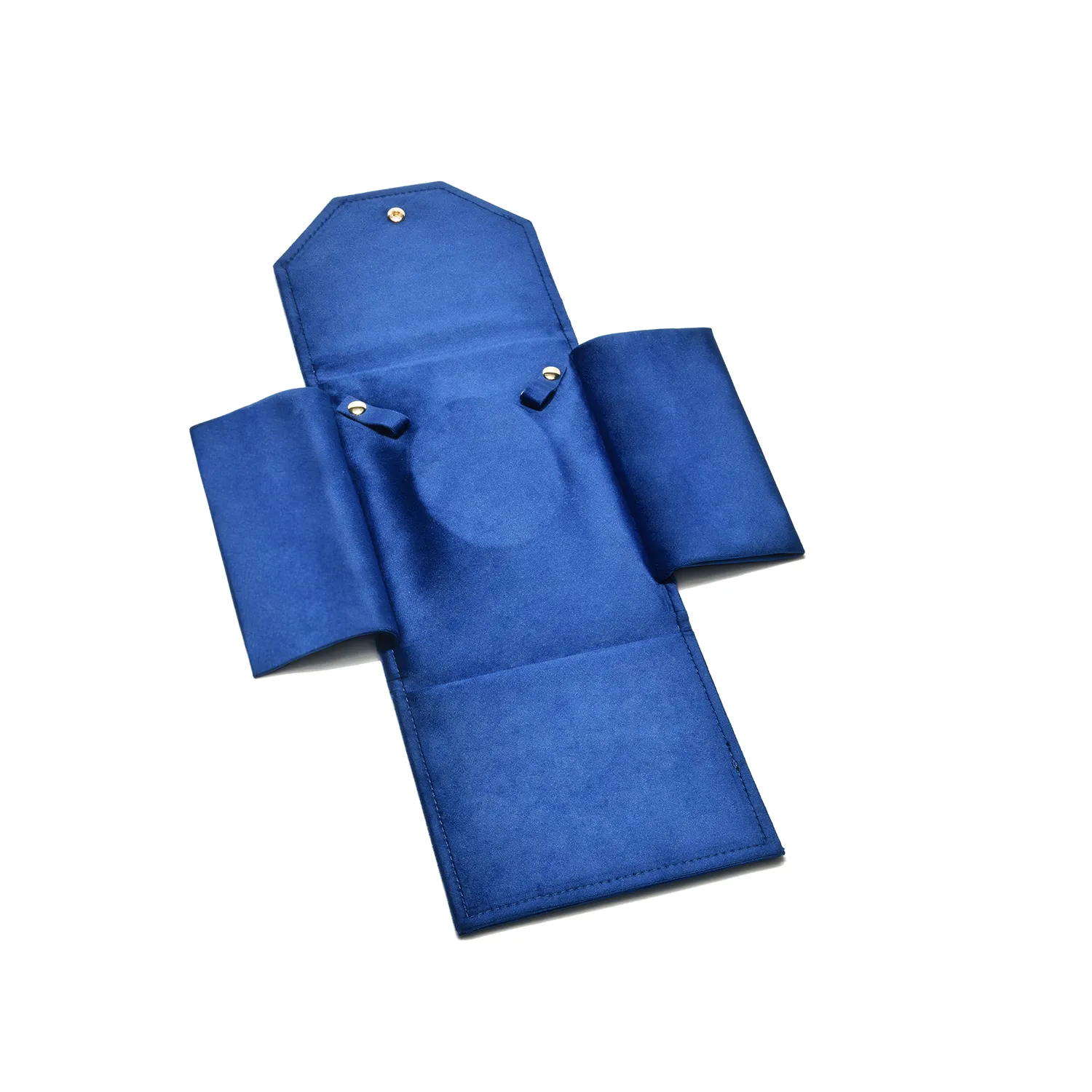 天鵝絨項鍊布包(中) 藍