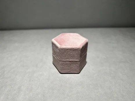 馬卡龍星煥戒指盒 粉