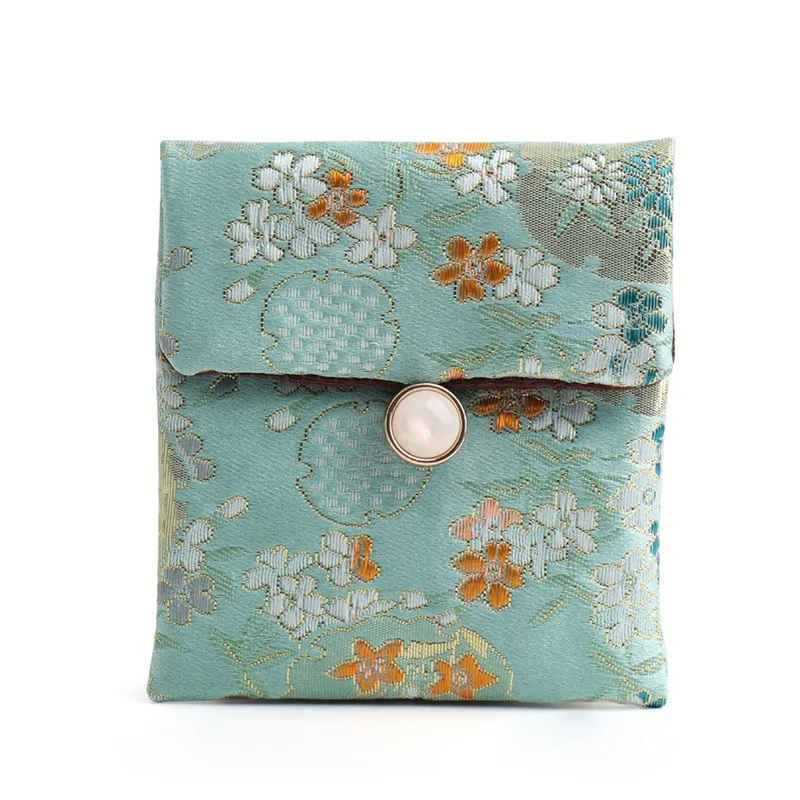 繡花結釦袋 (半圓釦)