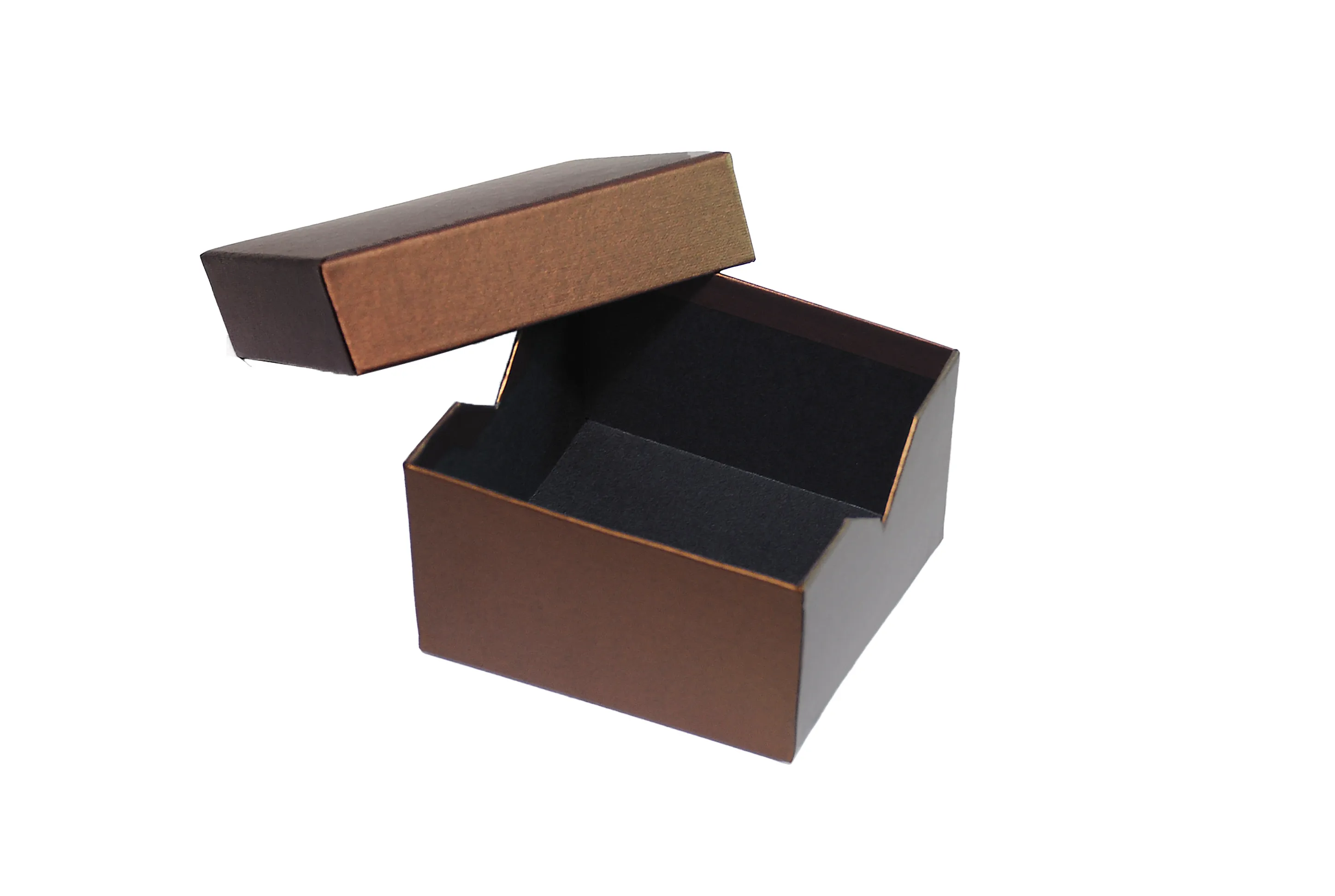 幻彩唯一戒耳墜三用盒 咖啡(內黑)