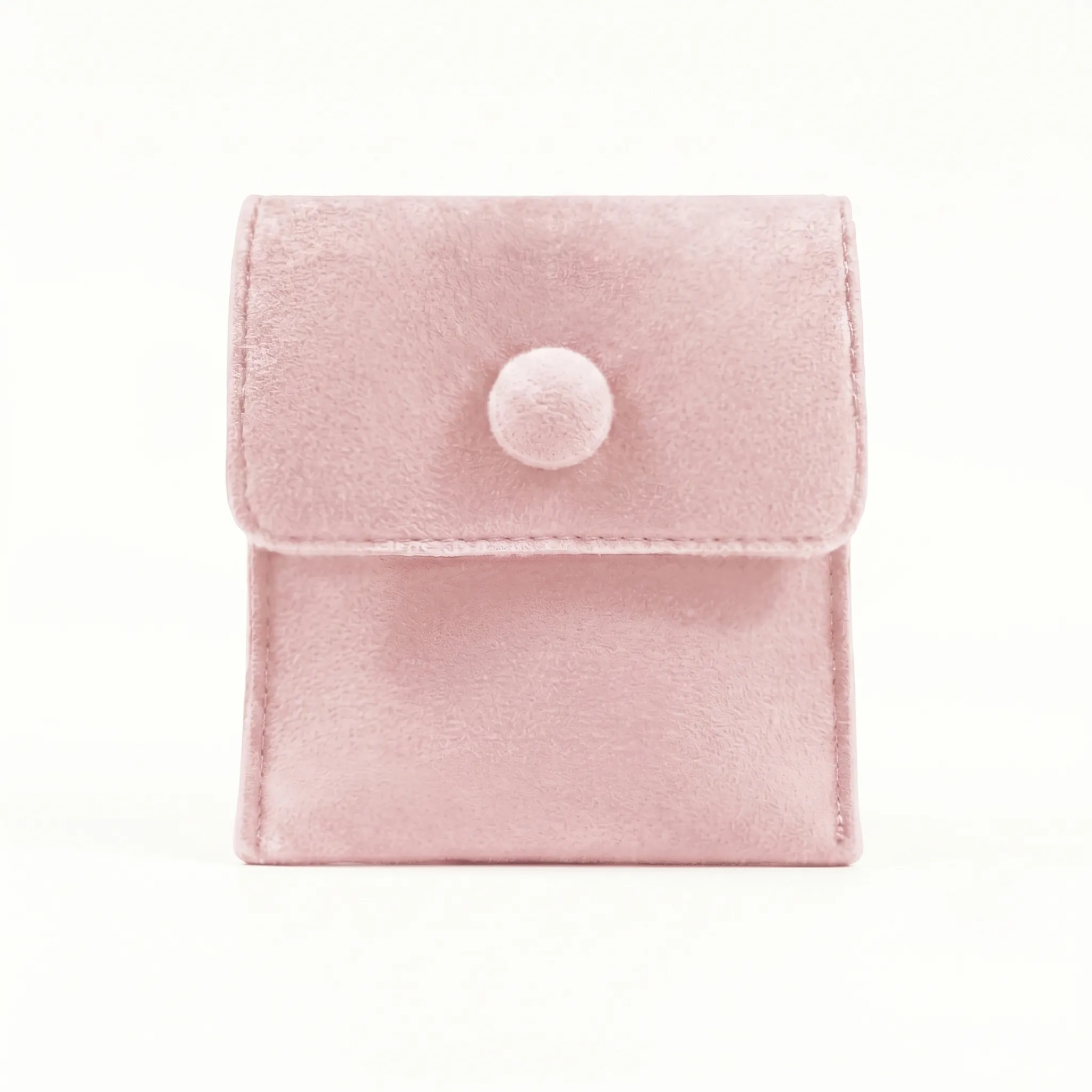 絨布鈕扣繡袋(小)-2入 