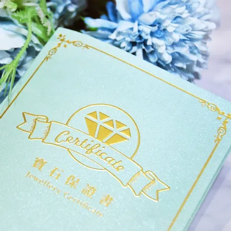 鑽石保證書(大) 綠 10入