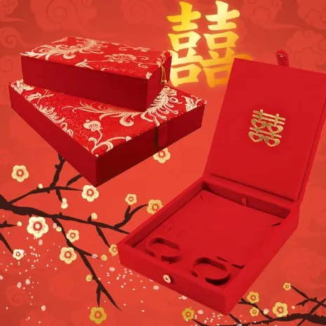 緹花套鍊盒