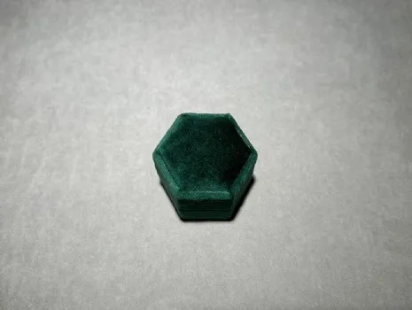 (缺貨)馬卡龍星煥戒指盒 深綠