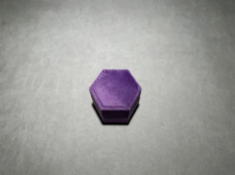 馬卡龍星煥戒指盒 紫