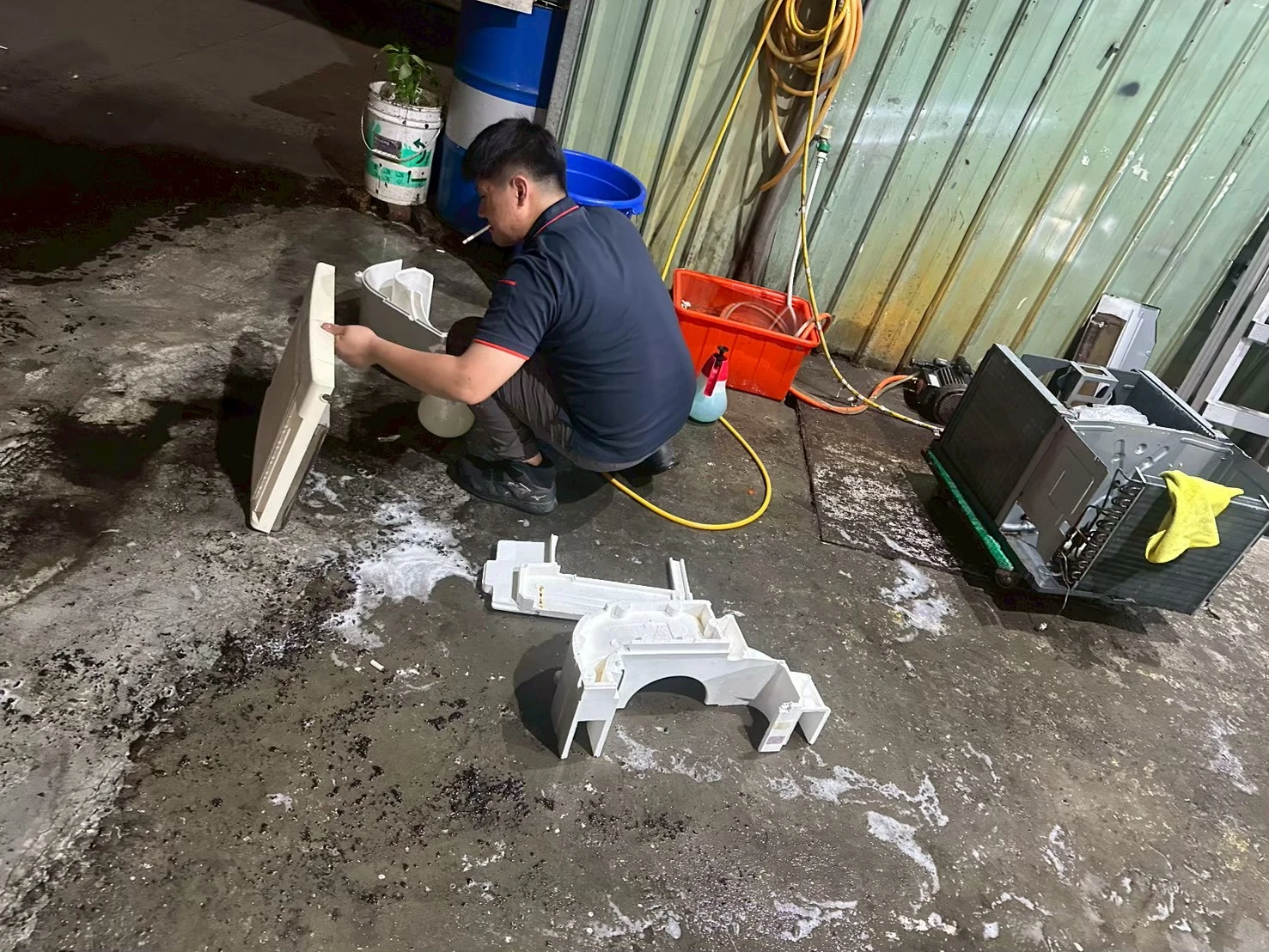 窗型冷氣保養