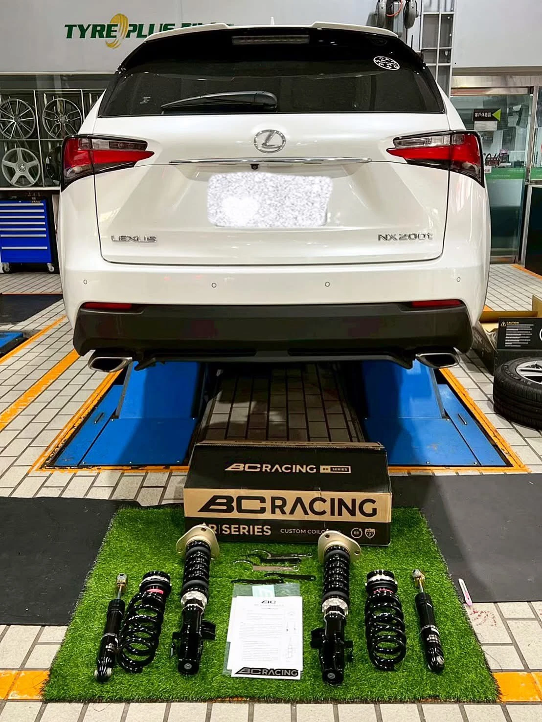 Lexus NX200t 改裝BC Racing BR系列避震器