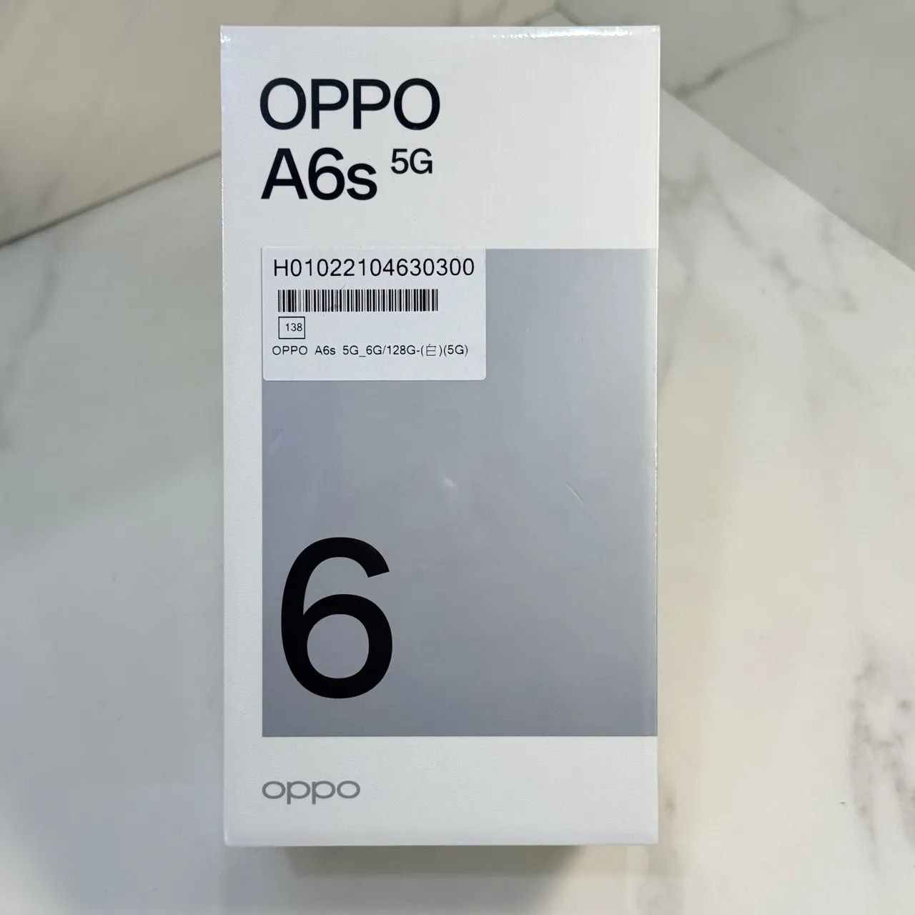 全新 OPPO A6s 5G 128G 白 (全新未拆) #15456