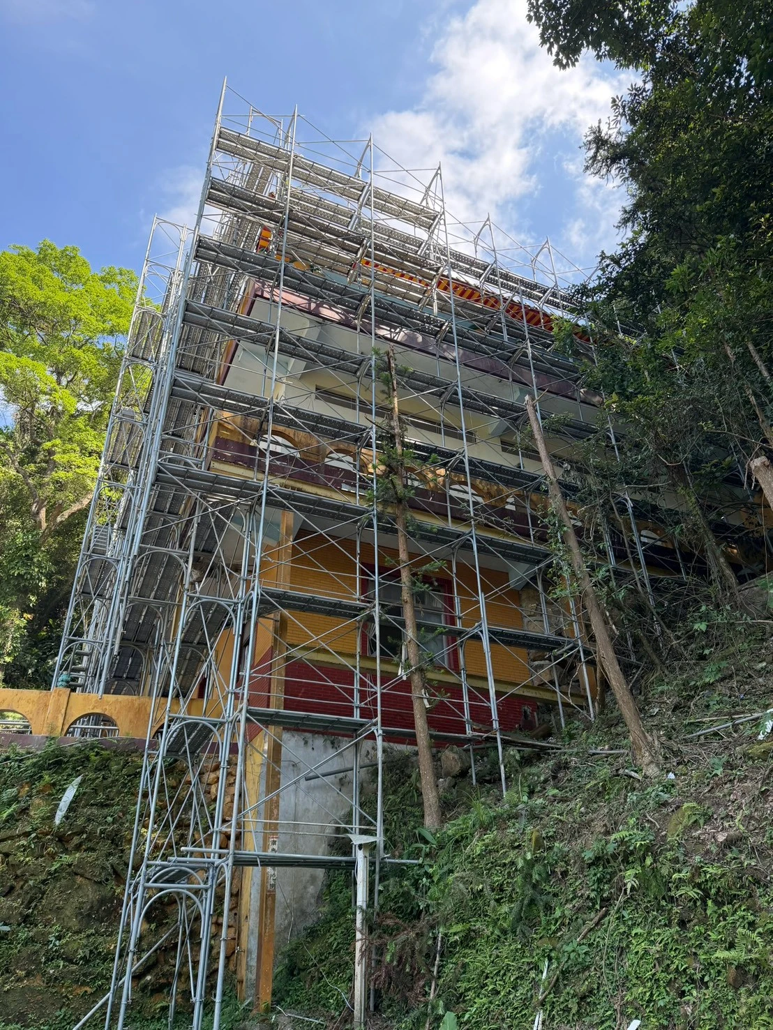 橫山圓光禪寺-屋頂整修