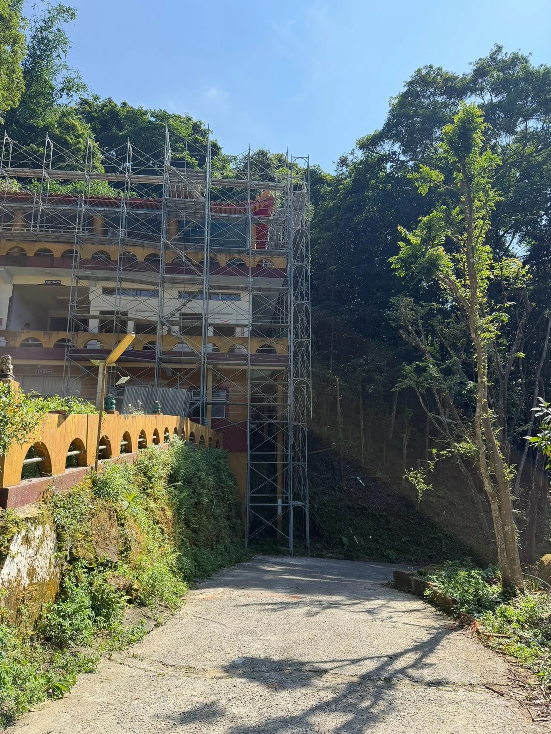 橫山圓光禪寺-屋頂整修