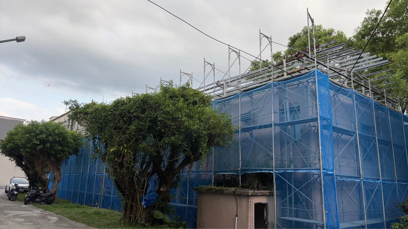 基隆海軍醫院-施工架