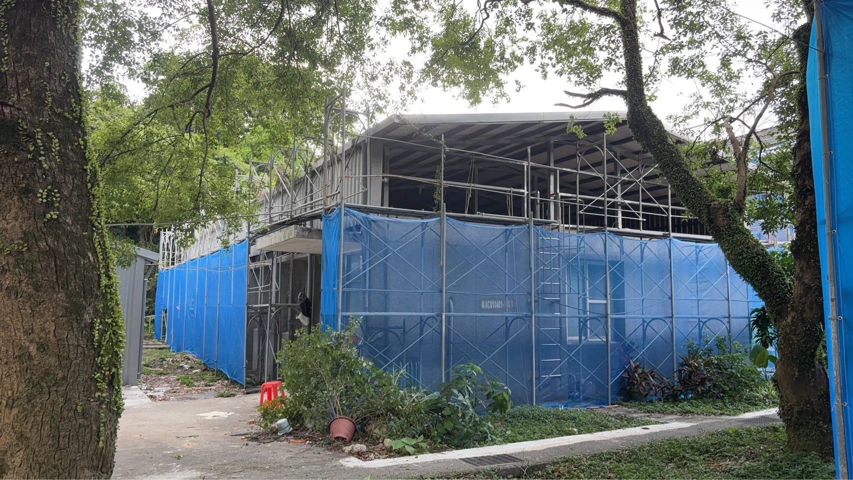 基隆海軍醫院-施工架