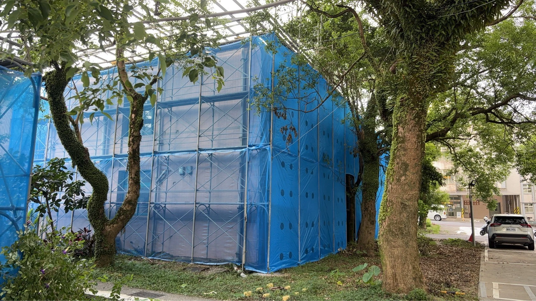 基隆海軍醫院-施工架