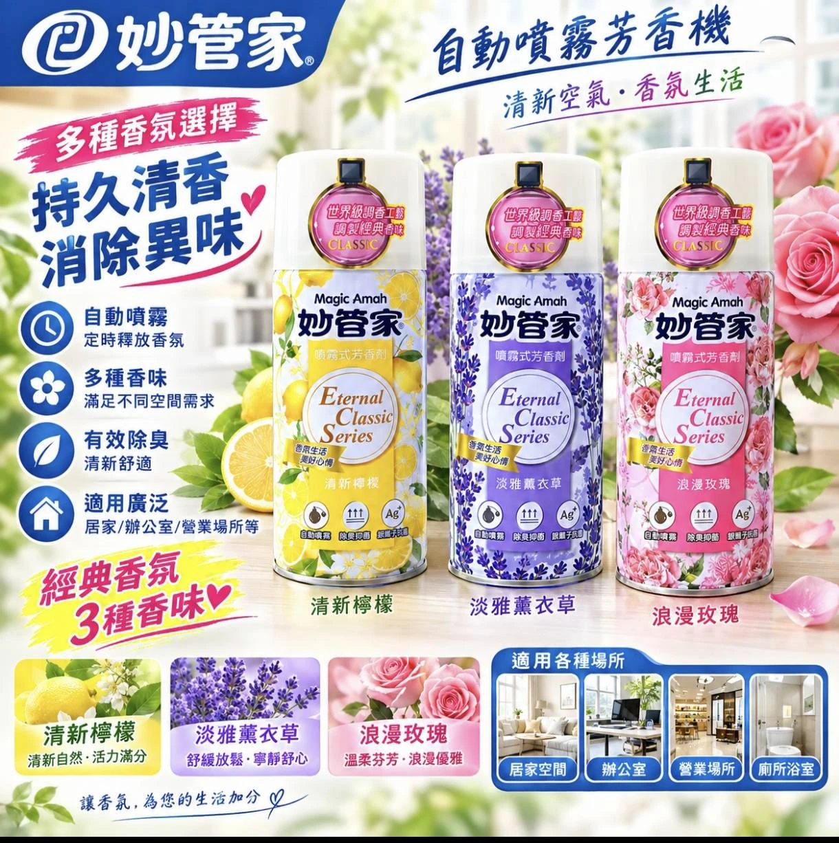 噴霧式芳香劑