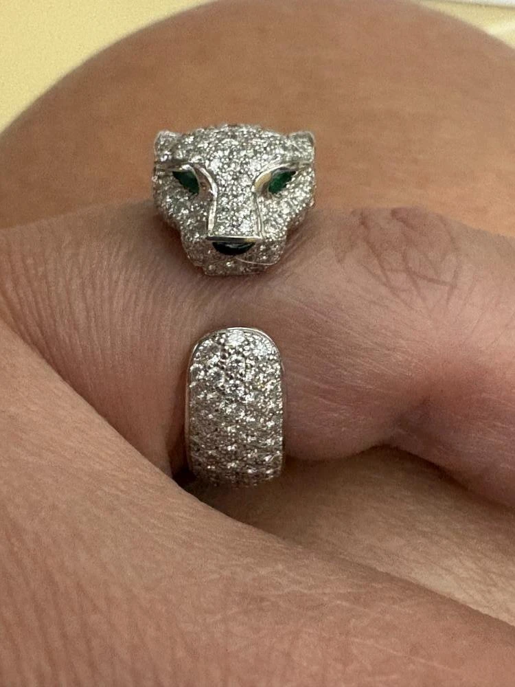 Cartier 美洲豹鑽石戒指｜台北卡地亞收購｜台北二手卡地亞買賣｜