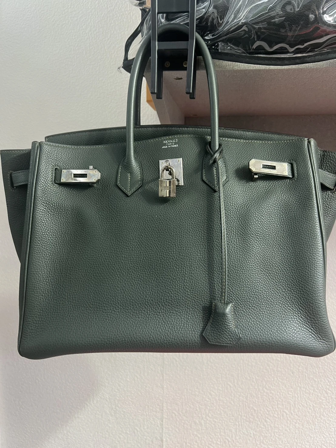 HERMÈS 愛馬仕 Birkin 35 深綠色柏金包｜台北愛馬仕收購｜Hermes收購｜台北Hermes收購