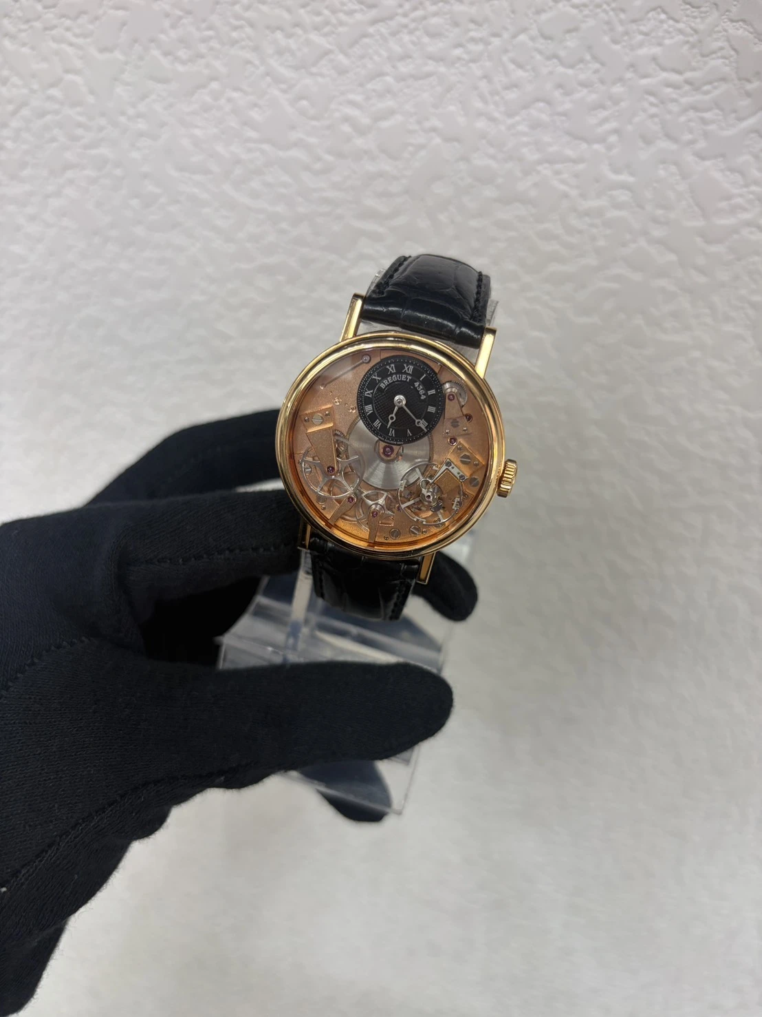 Breguet 寶璣 Tradition 傳藝系列 18K玫瑰金手動上鍊機械腕錶