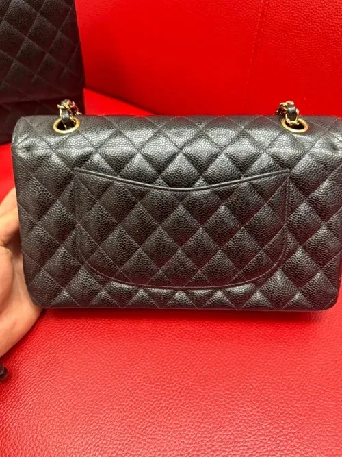 Chanel 香奈兒 CF25 黑金 荔枝皮
