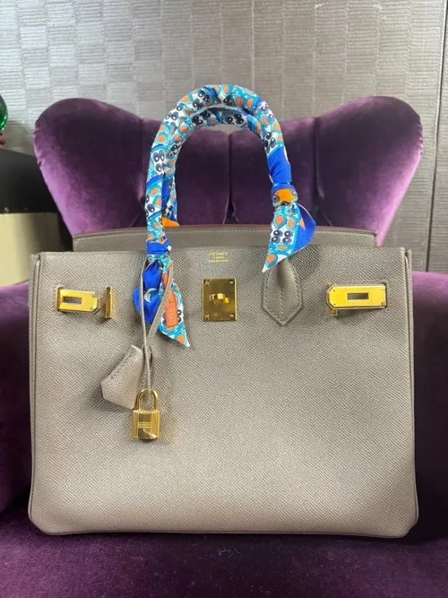 Hermes 愛馬仕 柏金30 大象灰