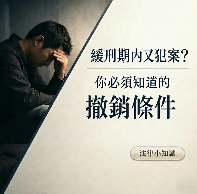 【法律專欄】緩刑期內又犯案，我的緩刑一定會被撤銷嗎？