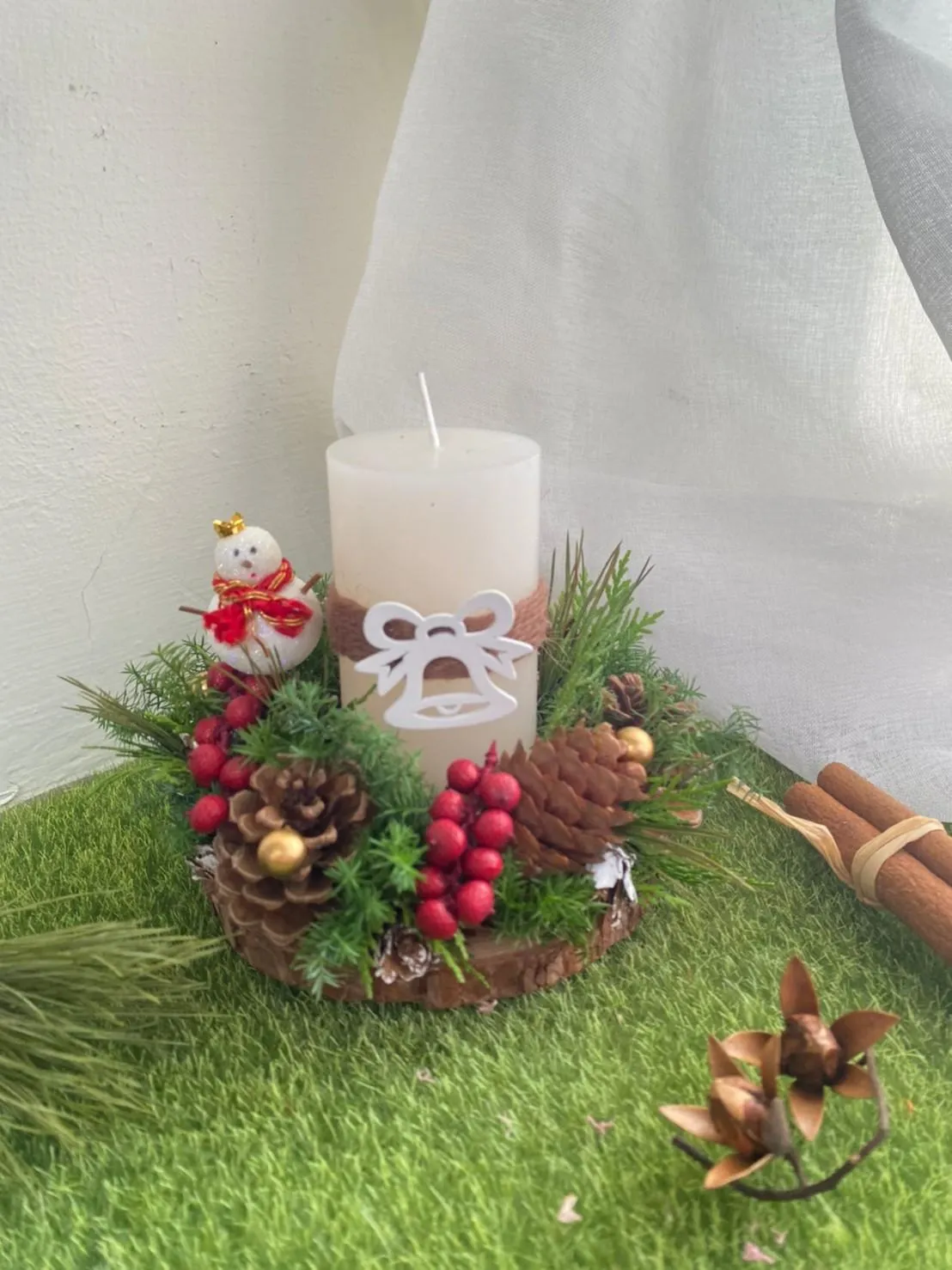 聖誕燭台材料包