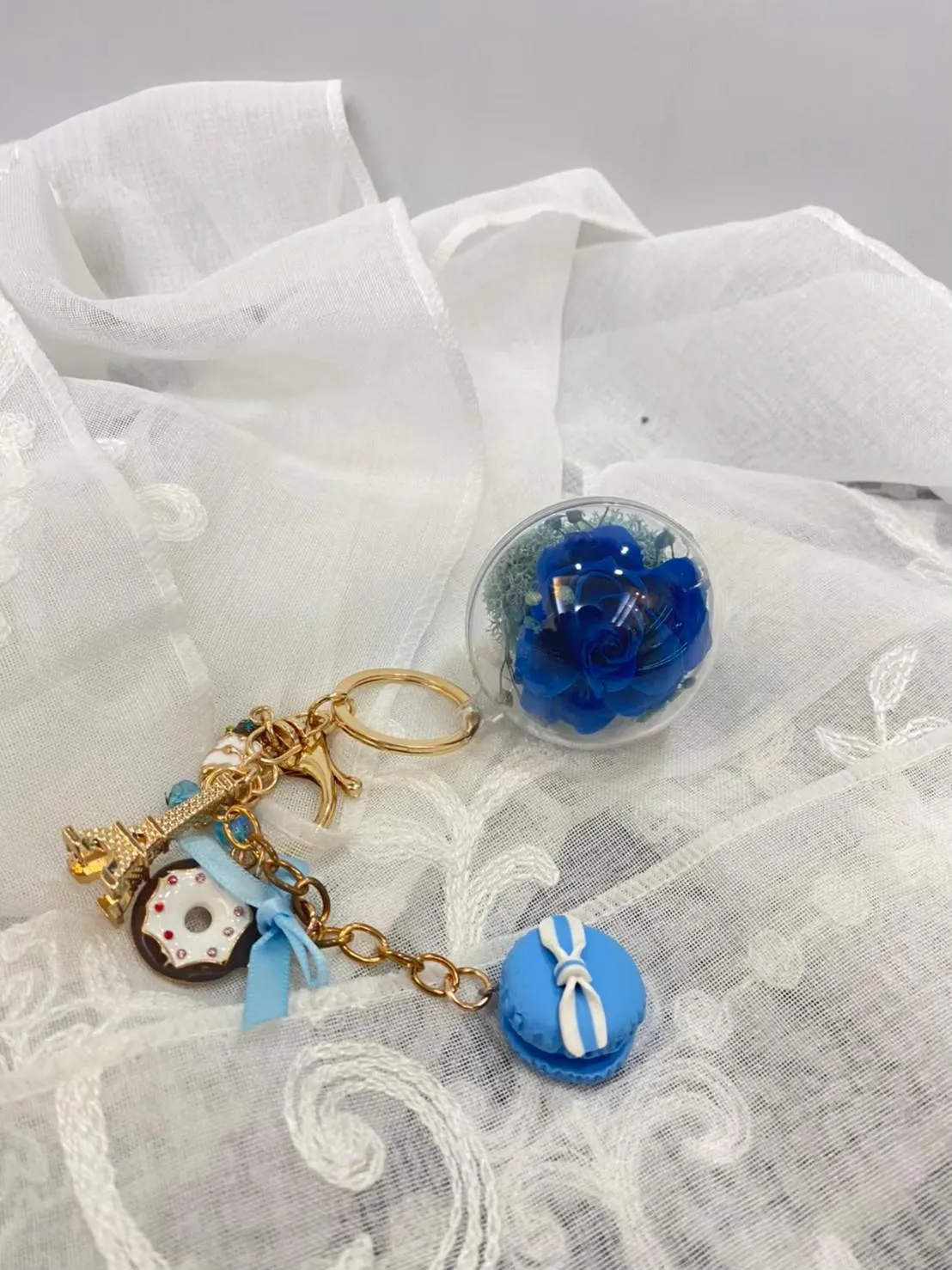 永生花鑰匙圈