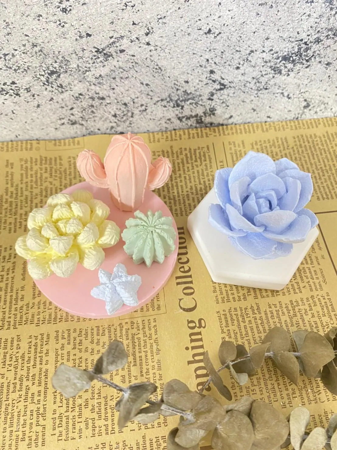 多肉組合擴香石