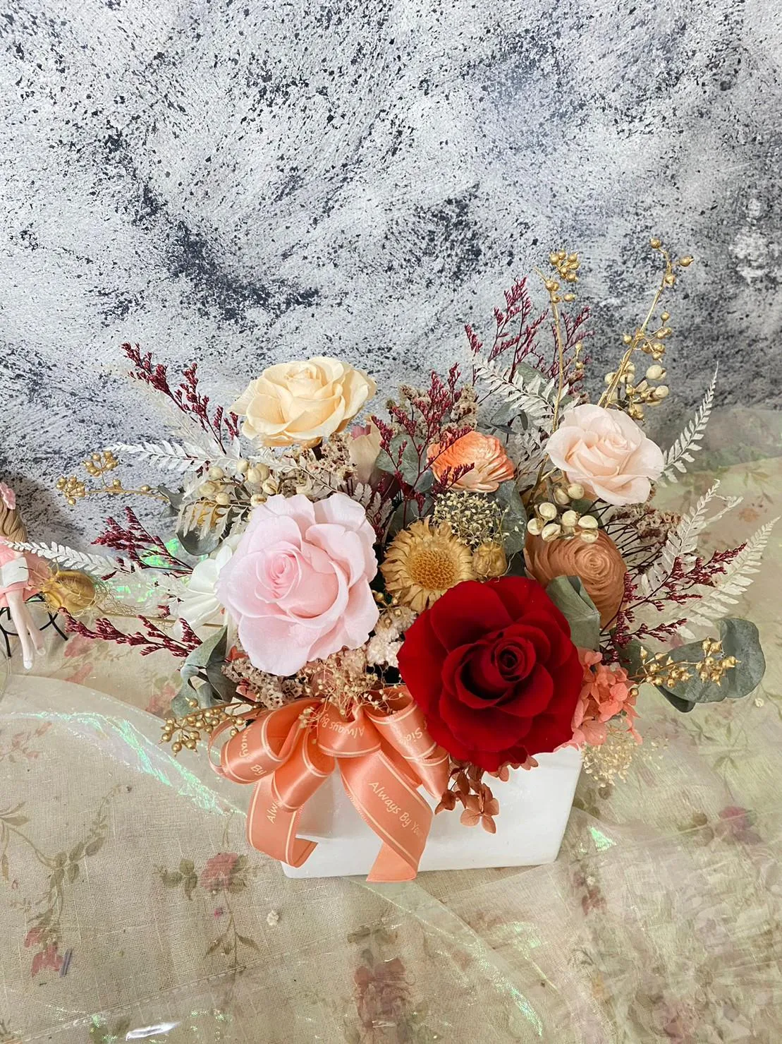 開幕盆花(方盆)