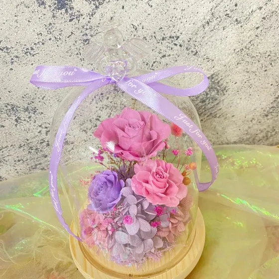 永生花玻璃罩(大)