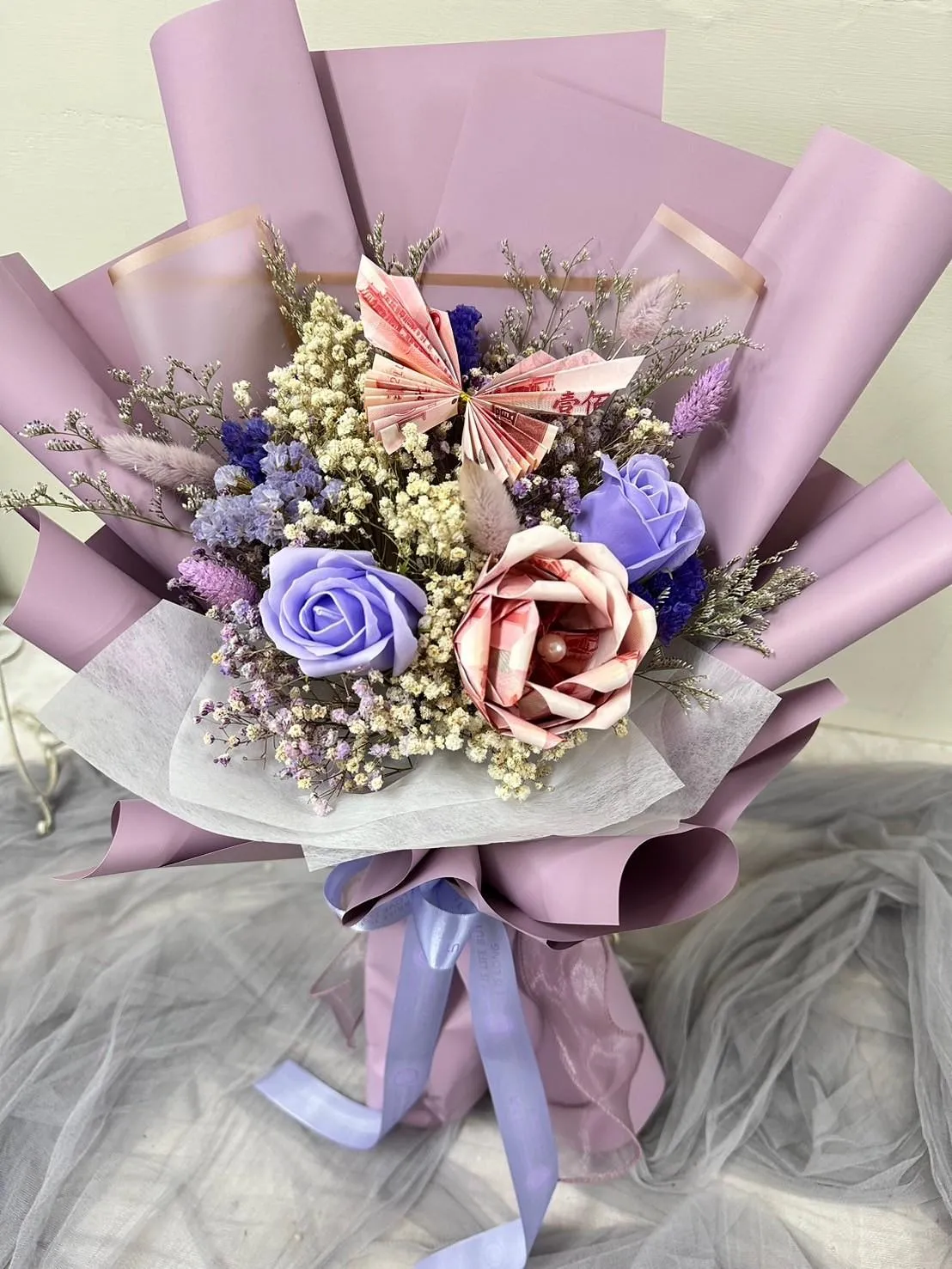 有錢花捲邊玫瑰款