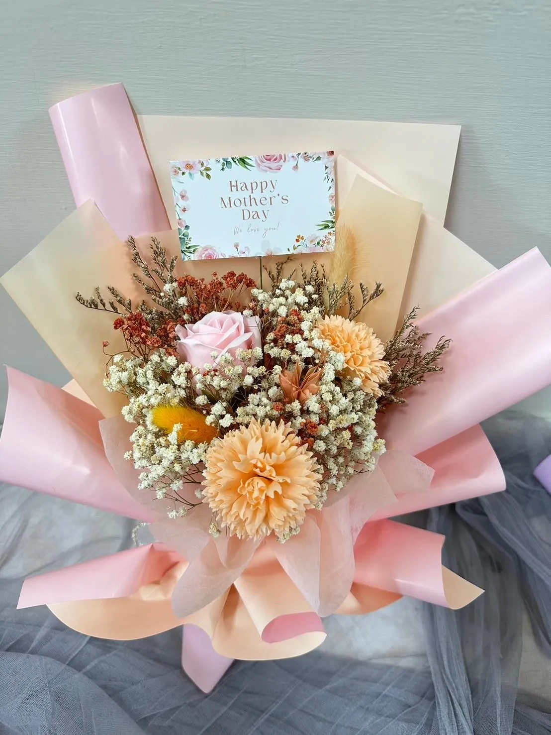 香皂康乃馨花束