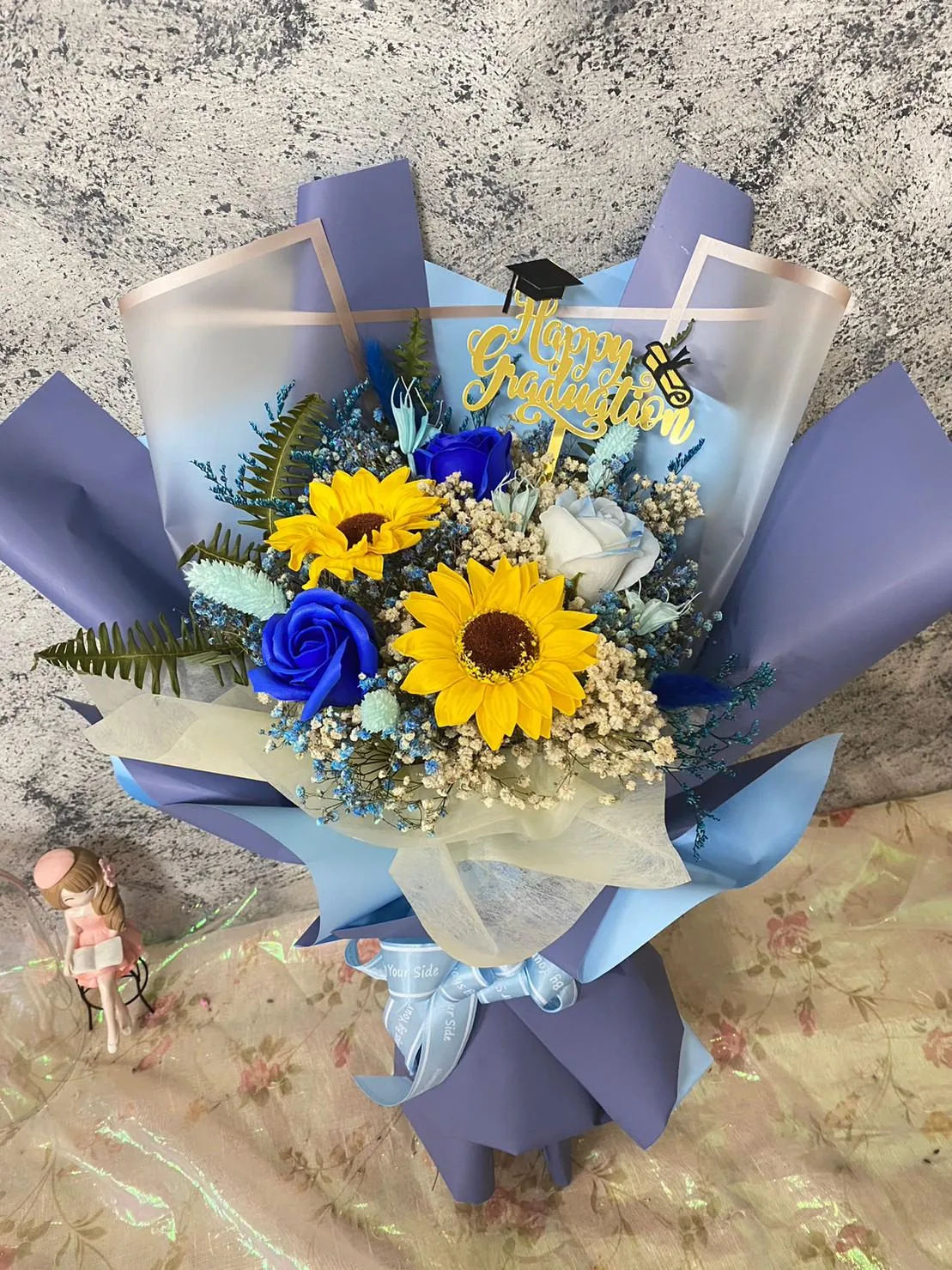 畢業花束(香皂花)