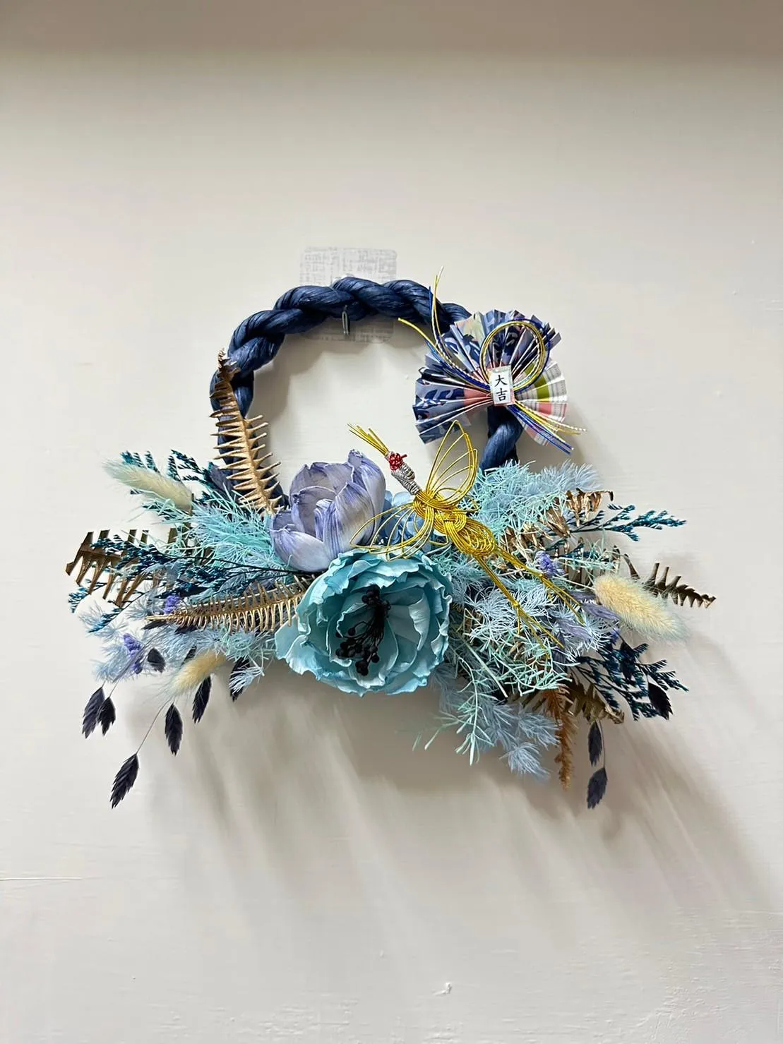 日式注連繩(乾燥花款)