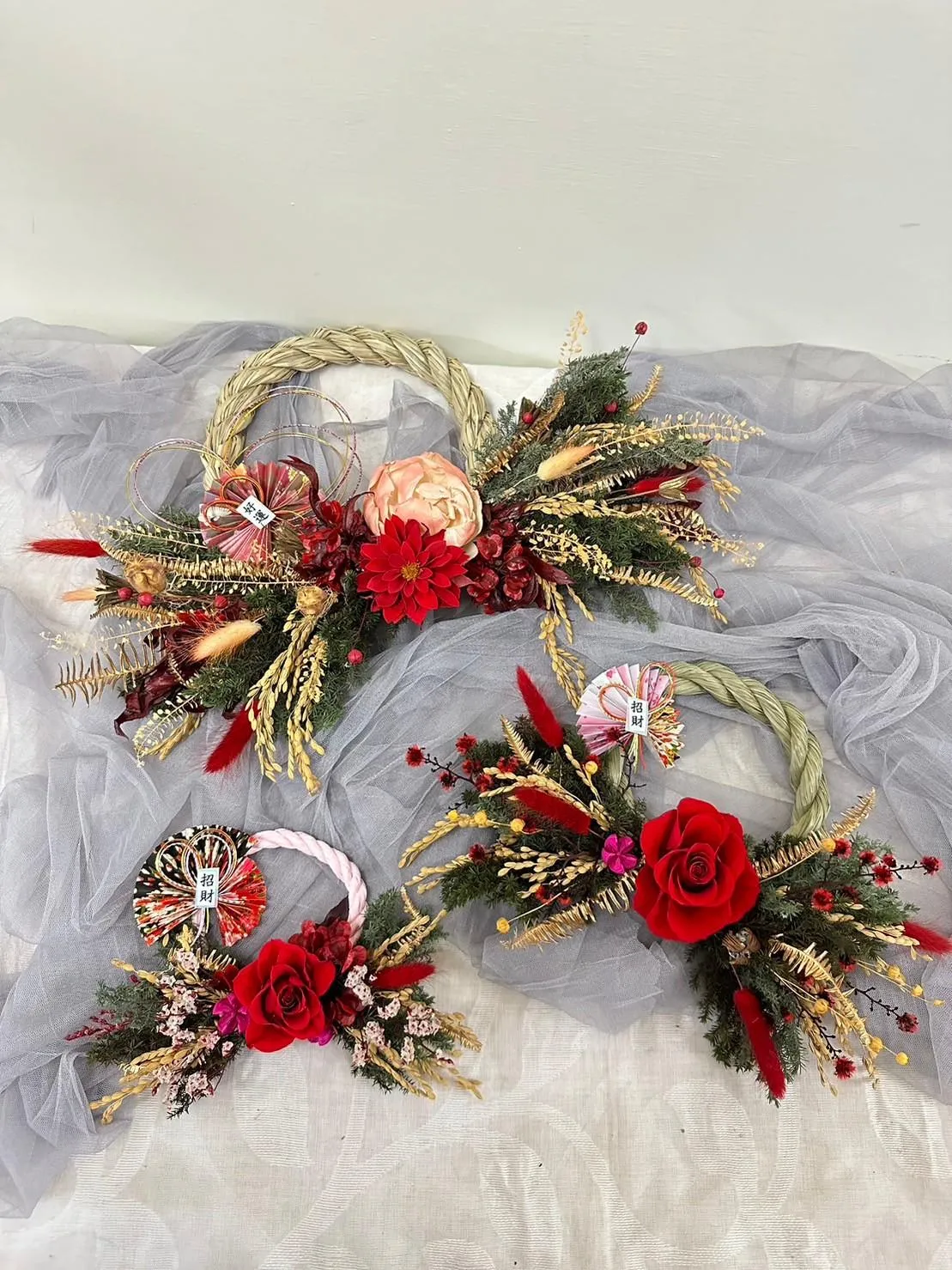 日式注連繩(永生花款)