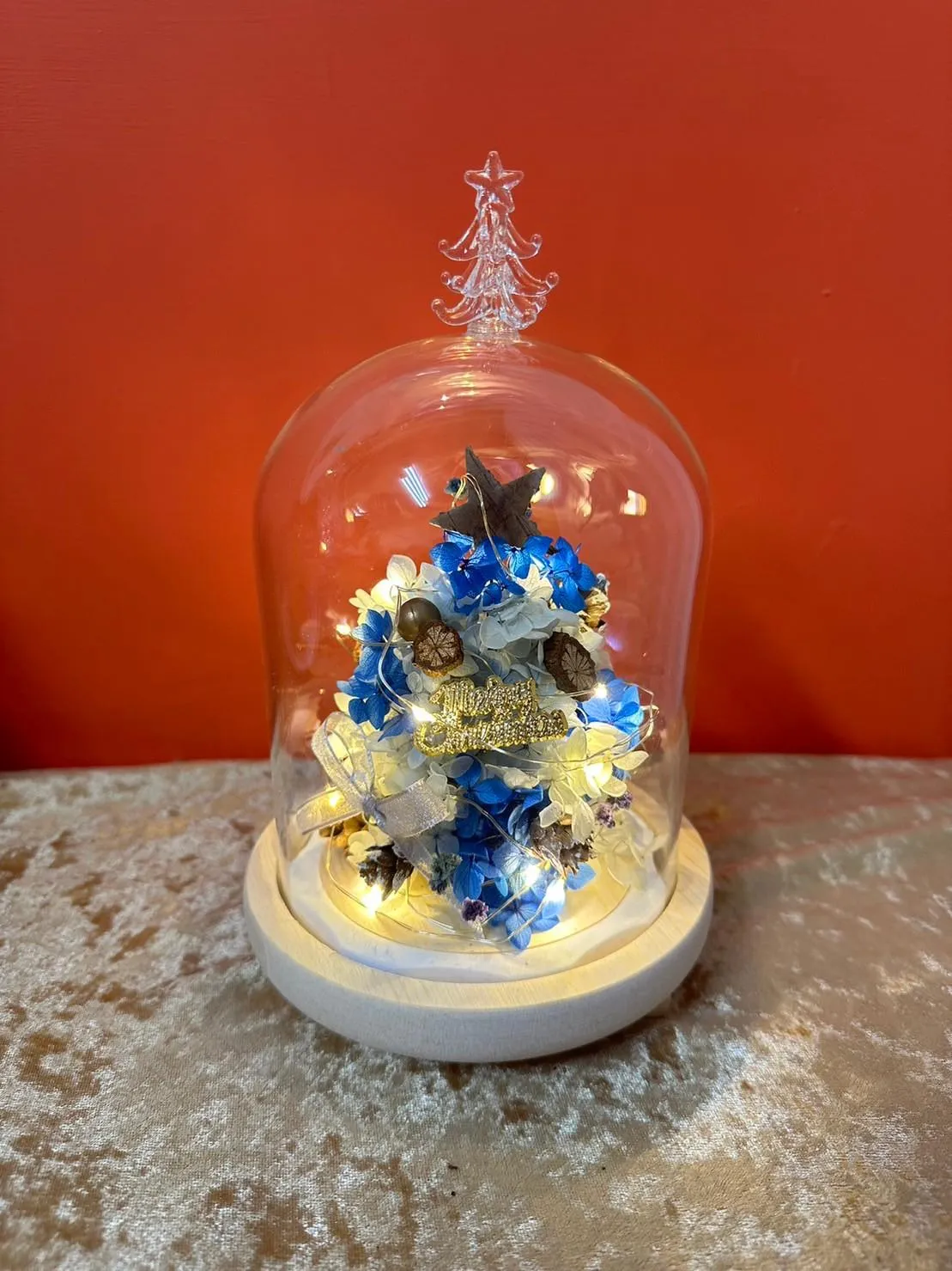 聖誕限定玻璃罩材料包