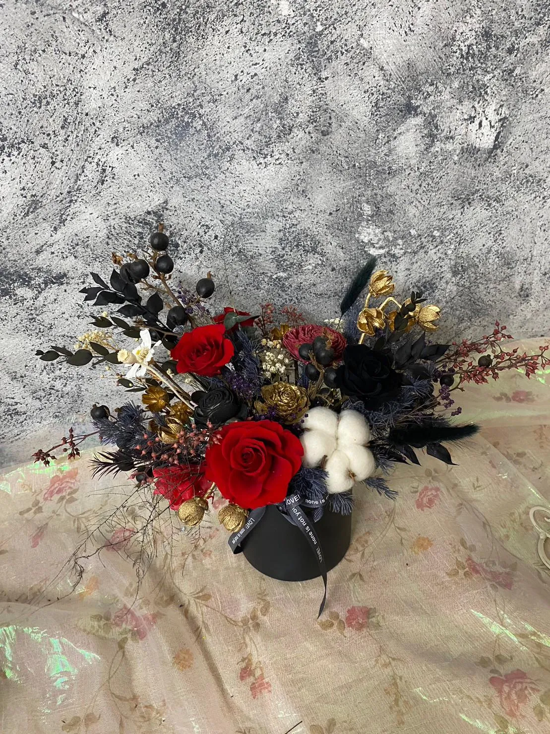 開幕盆花(圓盆)