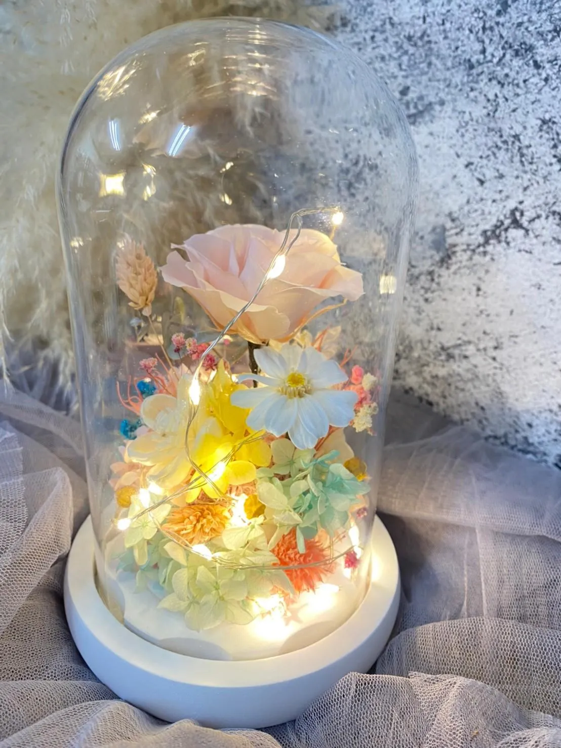 永生花玻璃罩(訂製款)