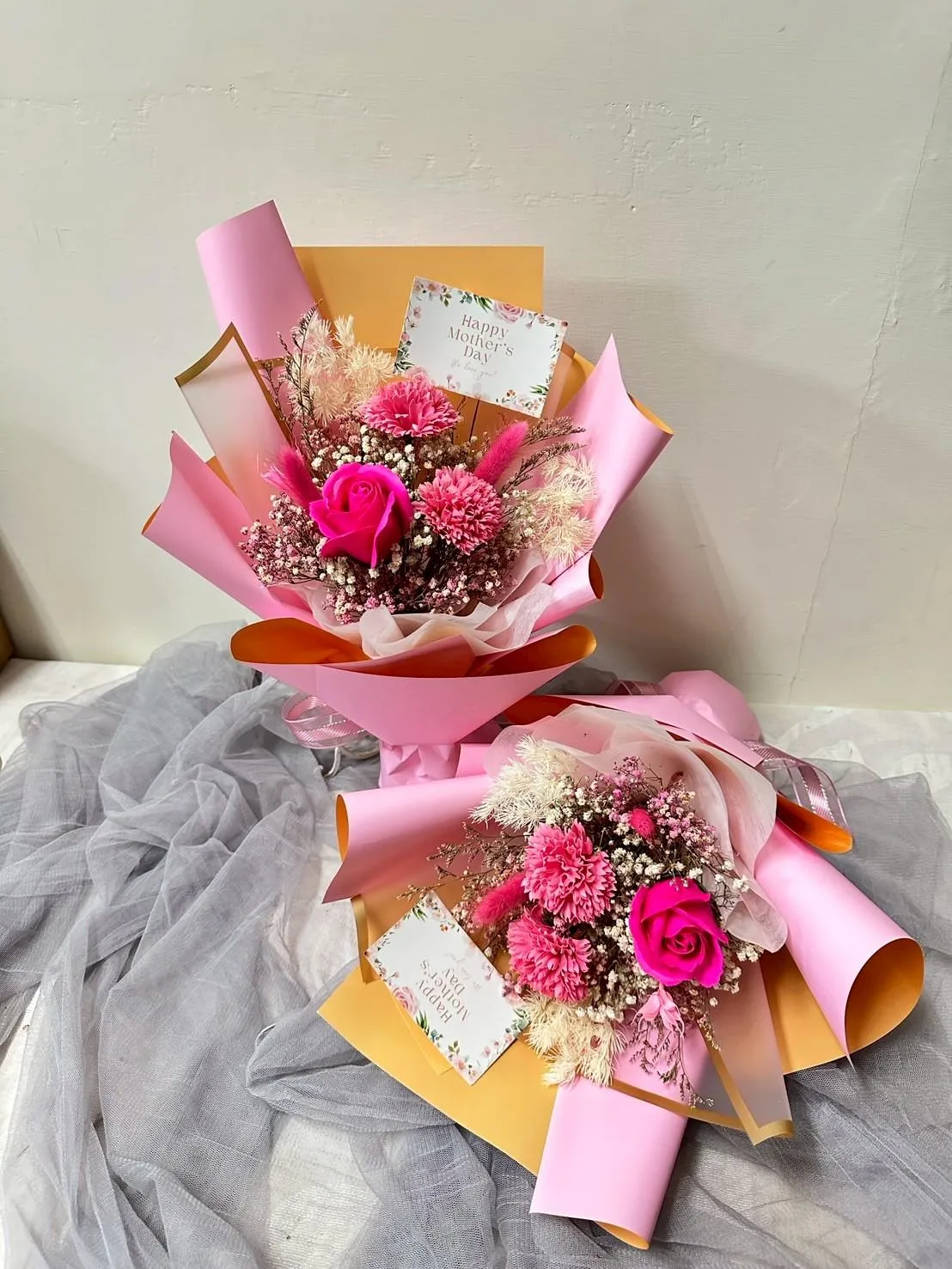 香皂康乃馨花束