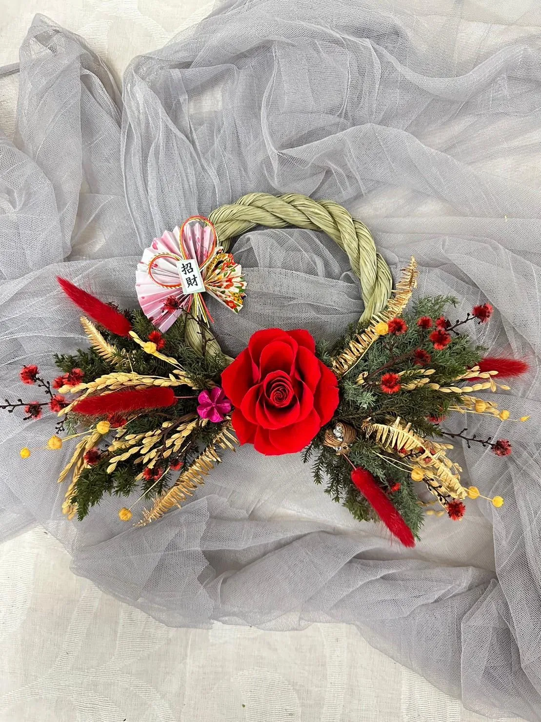 日式注連繩(永生花款)