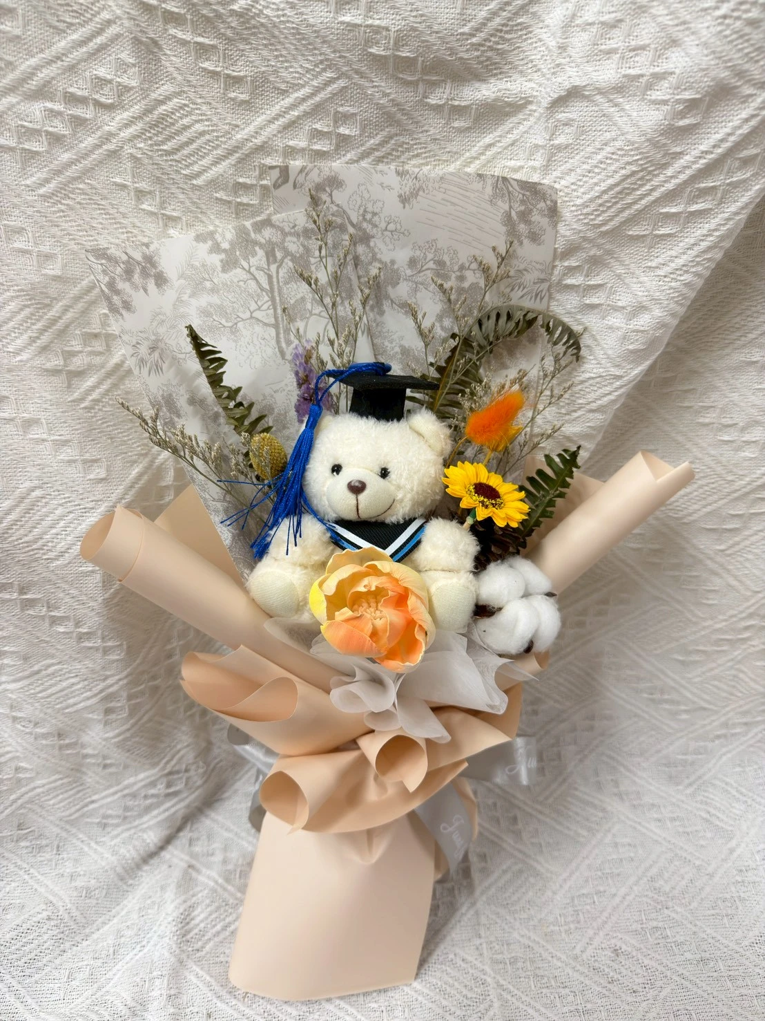 畢業小熊花束