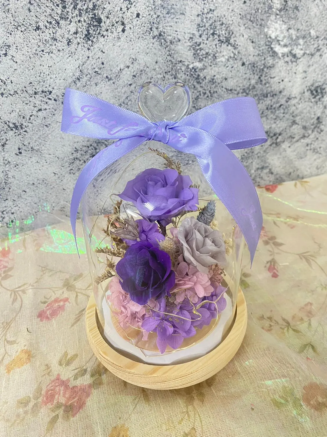 永生花玻璃罩(大)