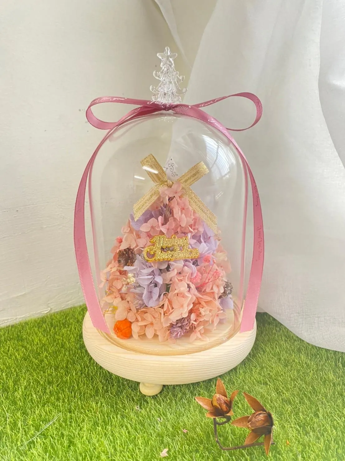 聖誕限定玻璃罩材料包