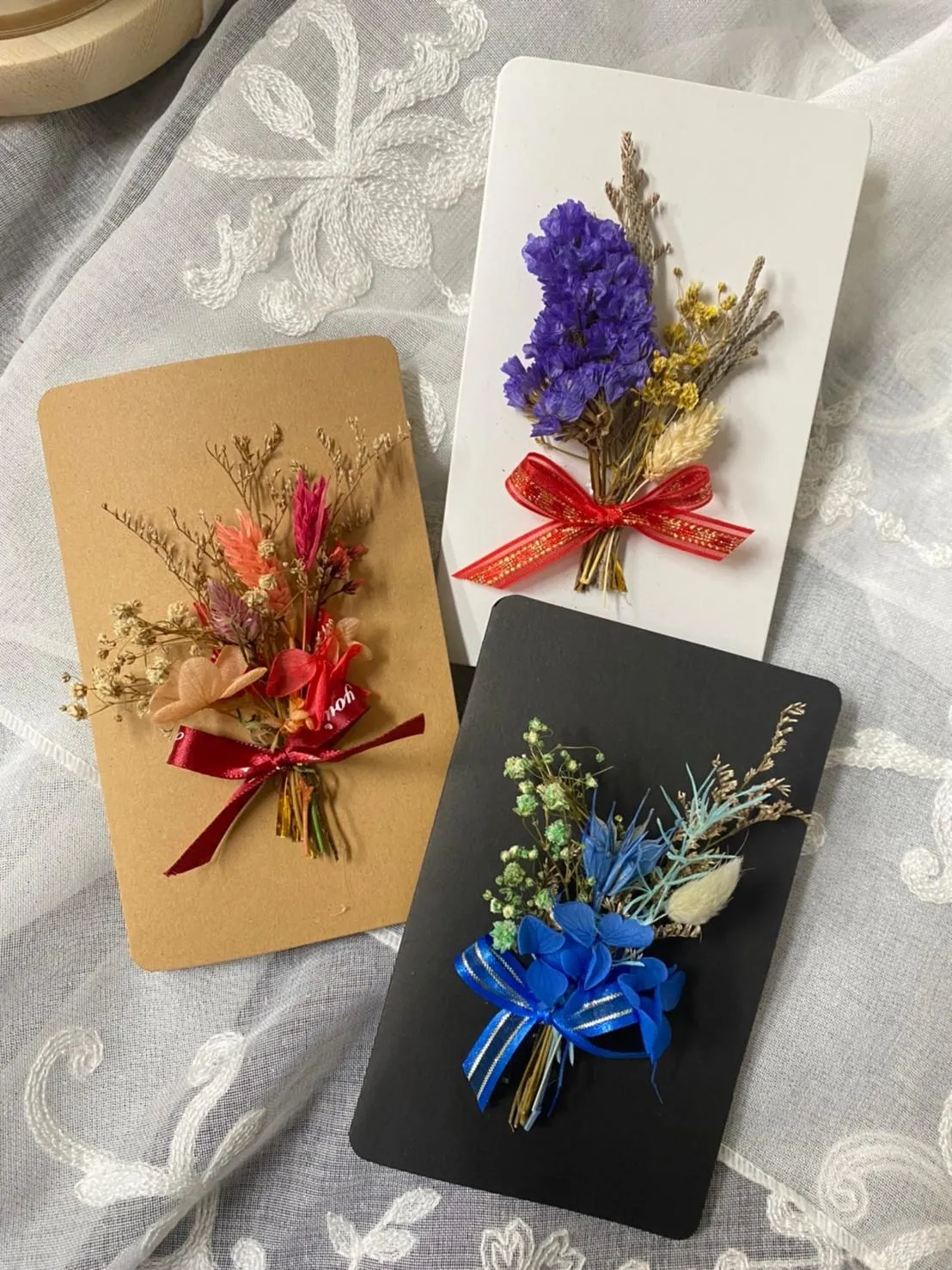 乾燥花卡片