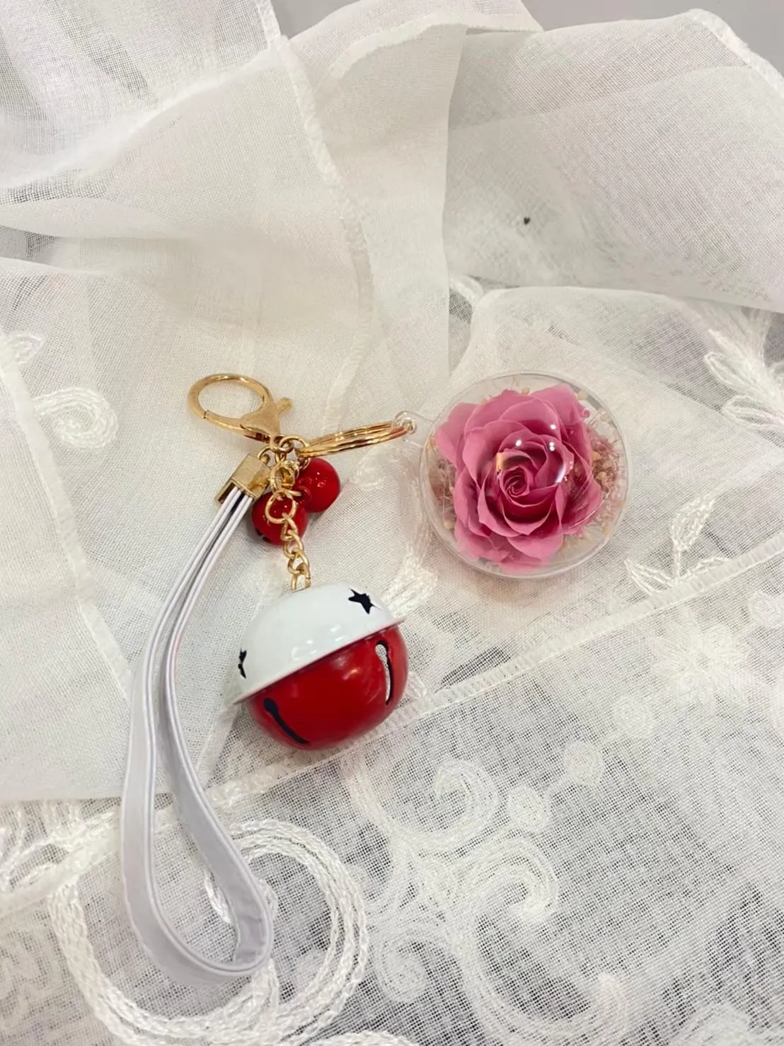 永生花鑰匙圈