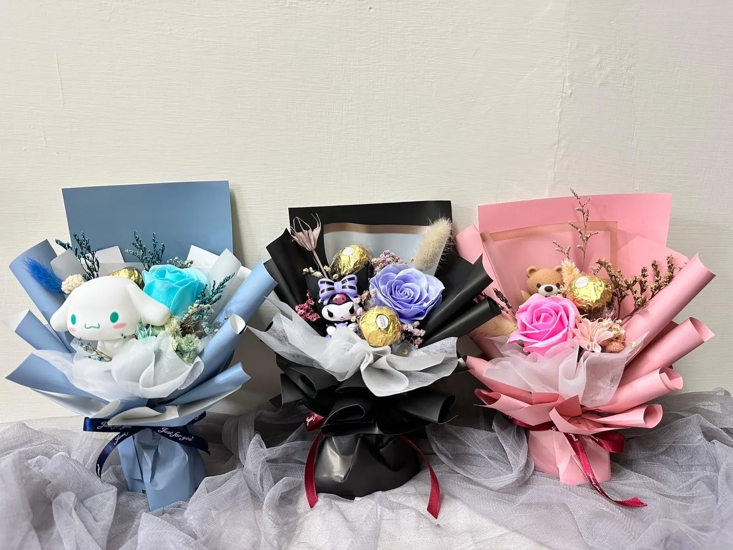 桌上型香皂花&隨機公仔款