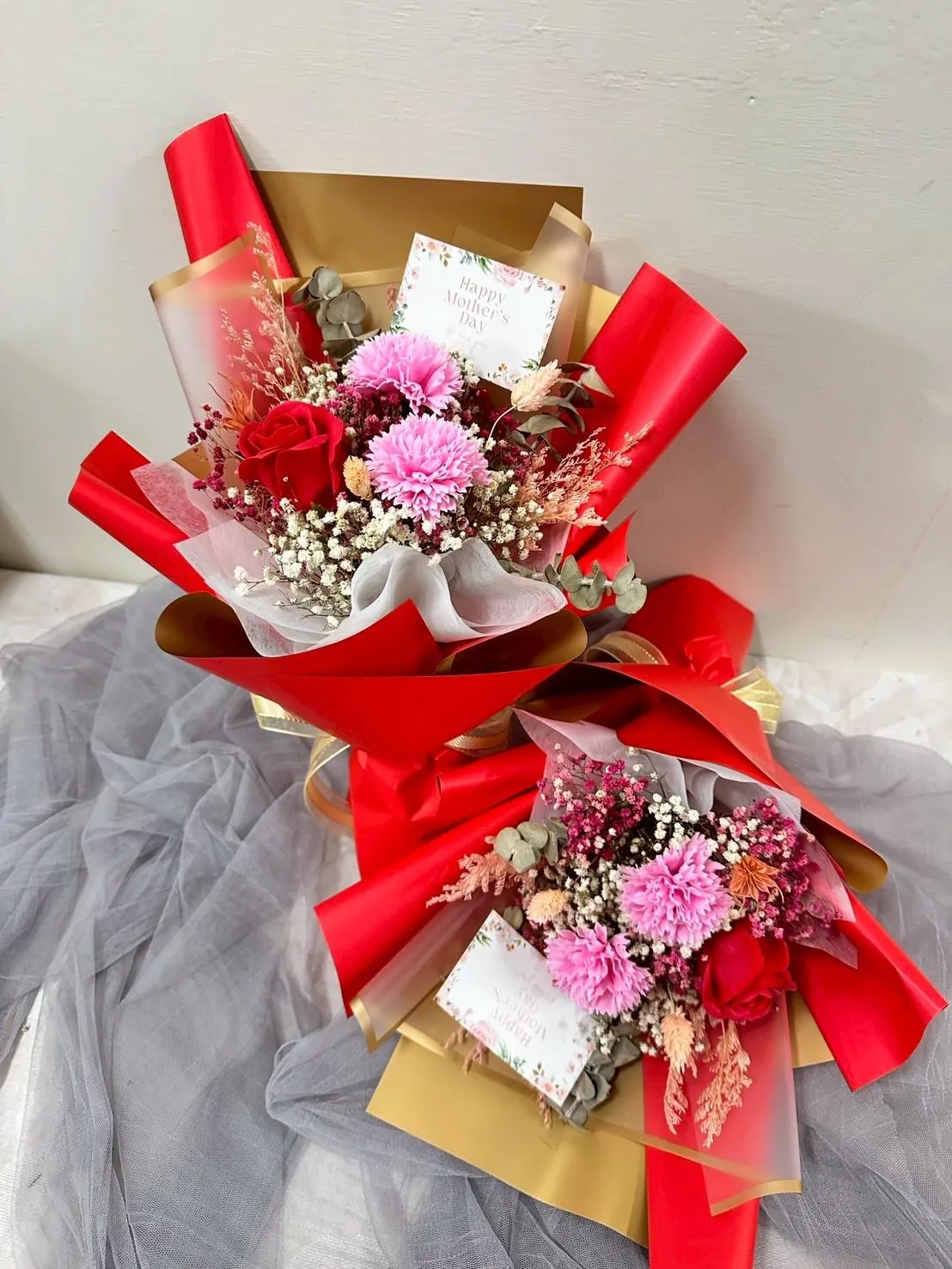 香皂康乃馨花束