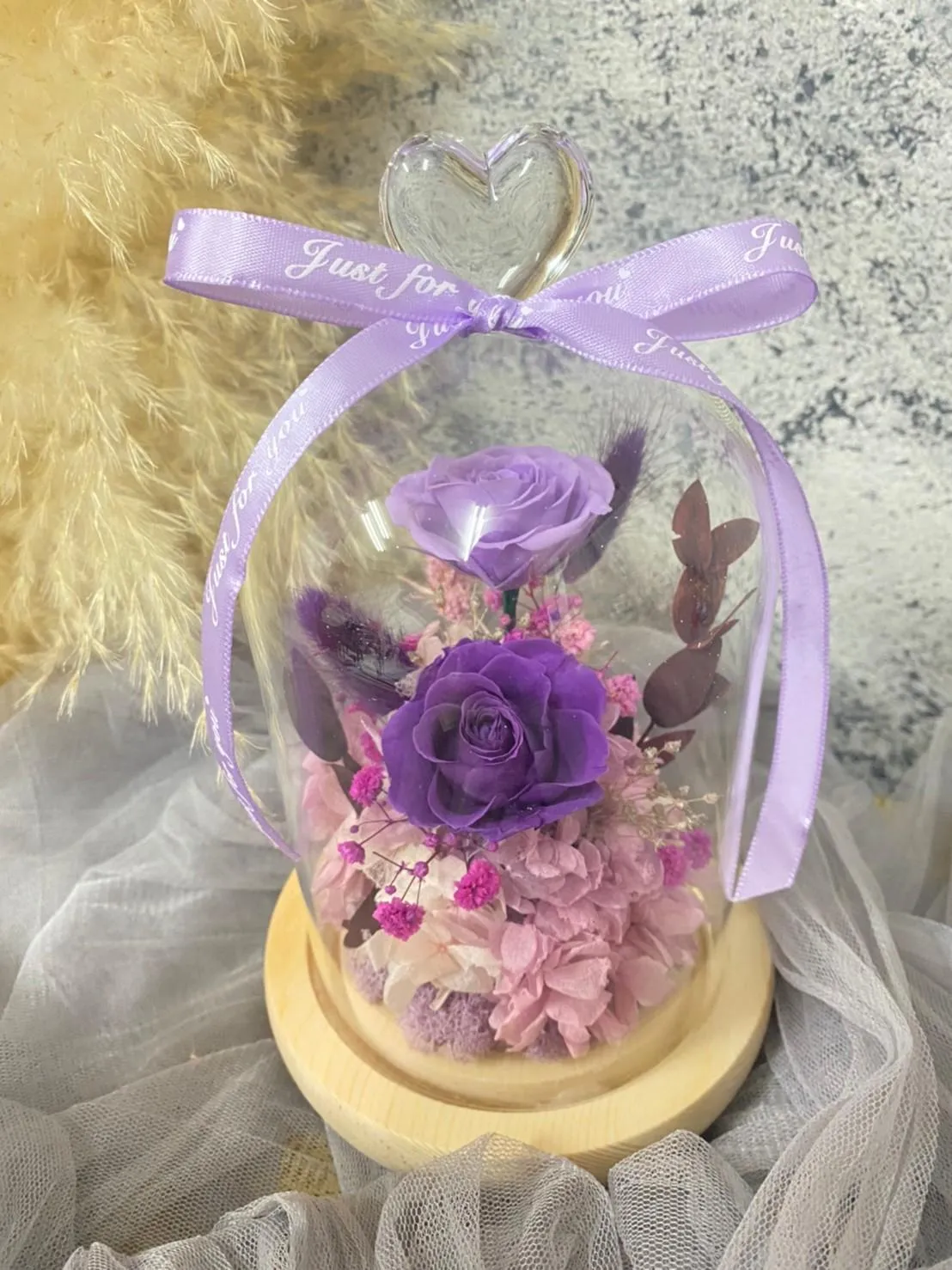 永生花玻璃罩(中)